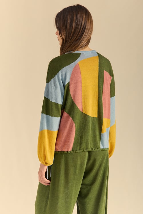 Image of 1-Chaqueta Intarsia