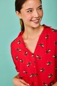 Image 1 of Camisa Zumaia rojo 