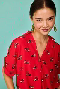 Image 4 of Camisa Zumaia rojo 