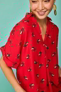 Image 5 of Camisa Zumaia rojo 