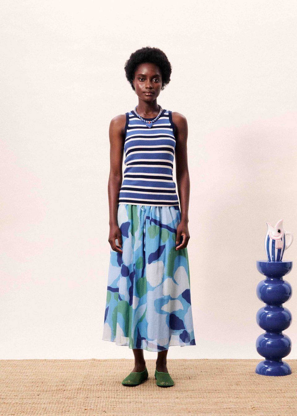 Image of 2-Falda Nenufar Bleu