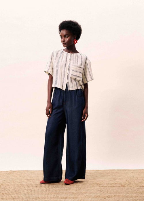 Image of 1-Blusa Valea Creme