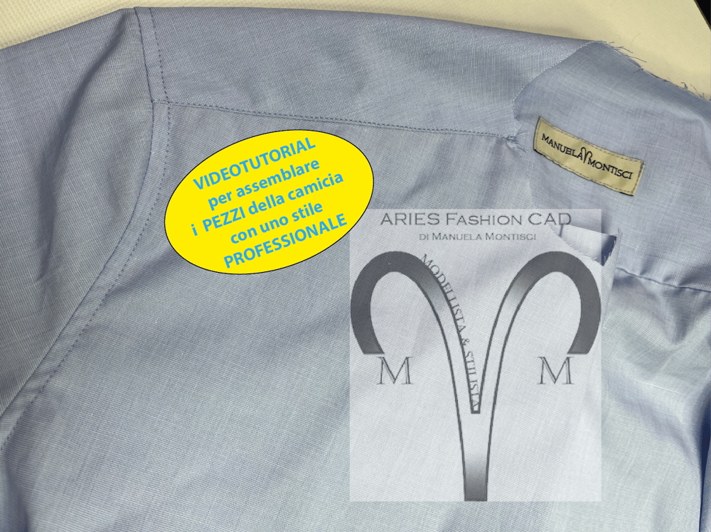 Image of VIDEOTUTORIAL Confezione CAMICIA UOMO