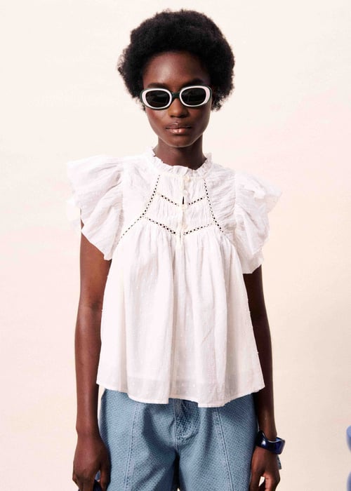 Image of 1-Blusa Detiana Blanc