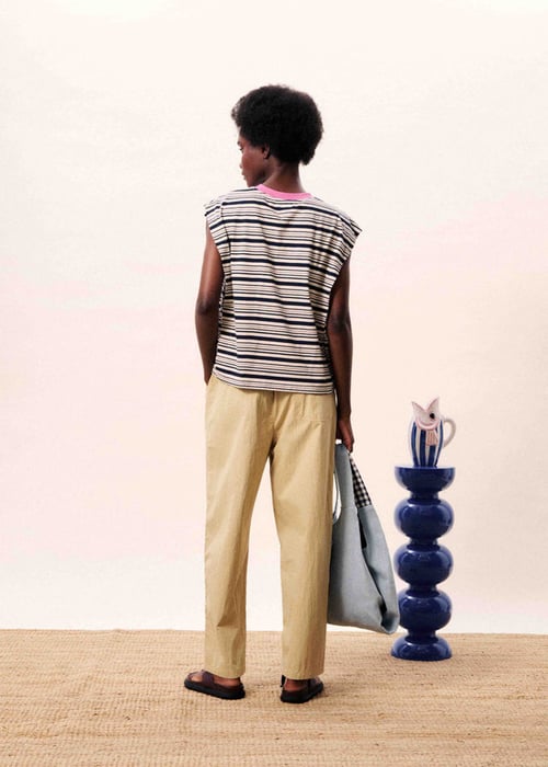 Image of 1-Top Siroka Bleu Marine