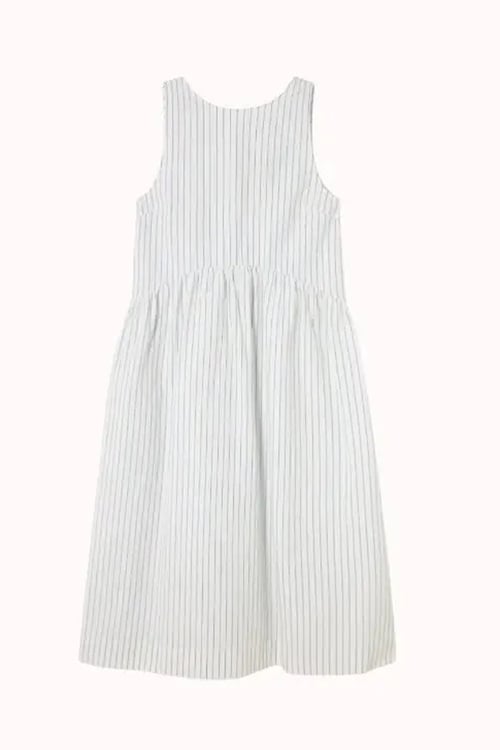 Image of 3-Vestido low back striped
