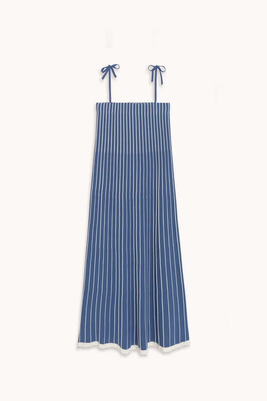 Image of 3-Vestido contrast dark blue