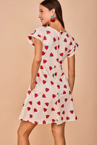 Image 5 of Vestido corto Luanco rojo