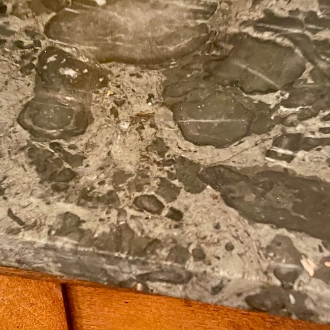 Marble Topped 1930’s Oak Cabinet