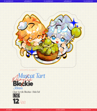 Image 1 of [CHEF AU] Muscat Tart! PhaiDei Acrylic Blockie
