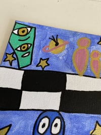 Image 3 of Checkered Evolution 6 | Canvas 