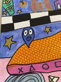 Image 5 of Checkered Evolution 6 | Canvas 