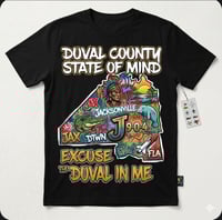 "Duval County" State of Mind Tee in Black or White