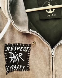 Image 4 of CARPE NOCTEM HOODY JACKE ⛧°SCREENPRINT ⛧° OVERSIZED ⛧° UNISEX