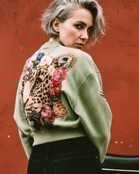 Image 1 of IBIZA CREW ¥ BOMBER JACKET ¥ UNISEX ¥ UPCYCLED ¥ IBIZA