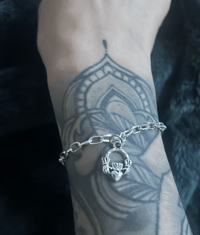 Silver Claddagh Bracelet