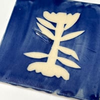 Image 3 of Cobalt Plant Tile (Second)