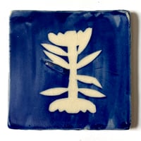 Image 1 of Cobalt Plant Tile (Second)