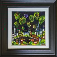 Image 2 of Christopher Bell "Night Air" Rare Original Painting