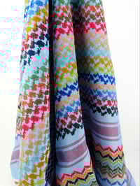 Image 1 of Light Blue Keffiyeh (Made in Jordan)