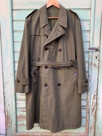 Image 1 of Vintage US Army Officers Trench/Mac, Size S/M, 1953 Vintage Military Coat, J21