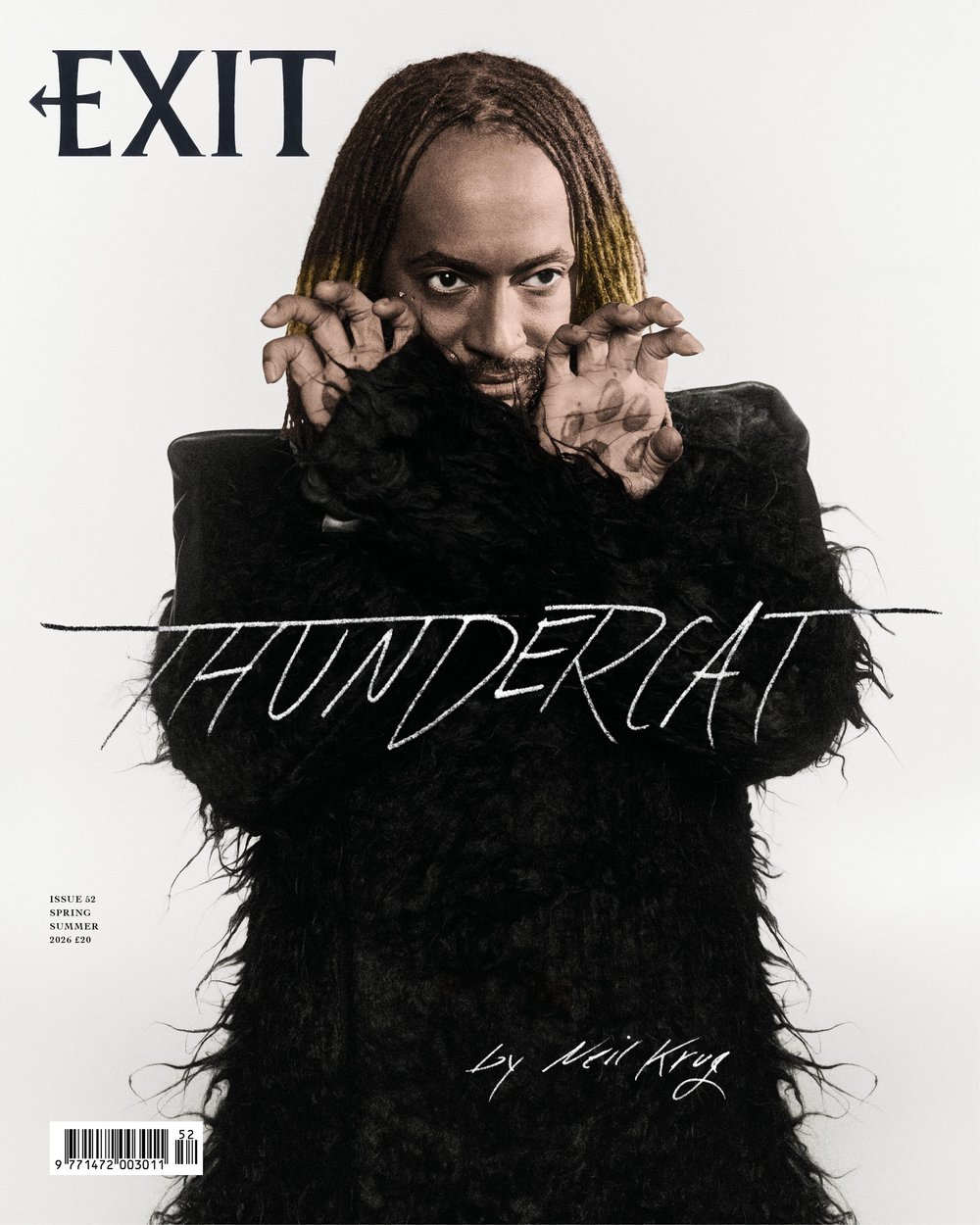 Image of THUNDERCAT | NEIL KRUG | EXIT SPRING SUMMER 2026 | ISSUE 52