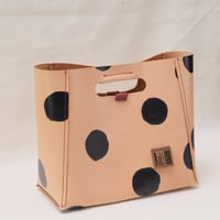 Image 2 of Medium Grab-handle Clutch dots