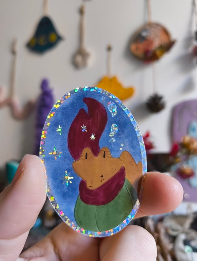 Sticker Renard Emmitouflé 