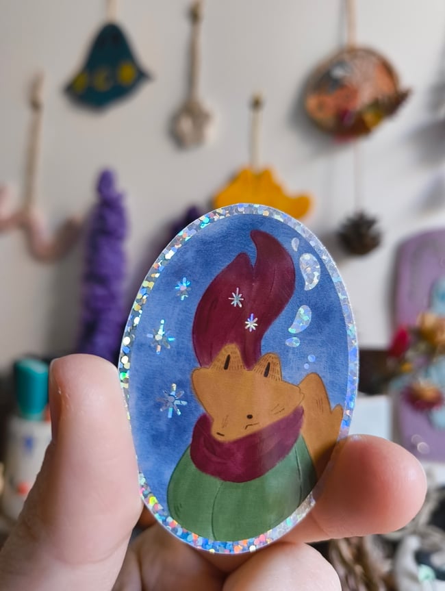 Sticker Renard Emmitouflé 