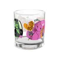 Image 2 of Mid Century Gotham Girlies Rocks Glass, 10oz