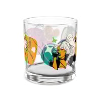 Image 4 of Mid Century Gotham Girlies Rocks Glass, 10oz