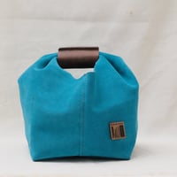 Image 1 of Jumbo Siops aqua suede