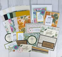 Image 1 of Religious Card Making Kit for Women to DIY 6 Scripture Greeting Cards
