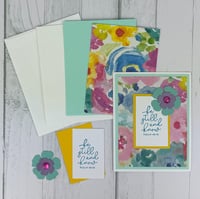 Image 5 of Religious Card Making Kit for Women to DIY 6 Scripture Greeting Cards