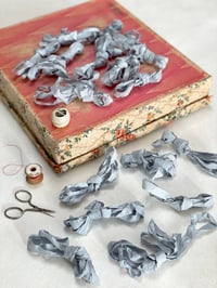 Dusky Grey French Cotton Ribbon
