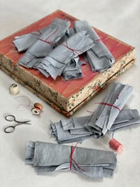 Blue Linen Fabric Bundles