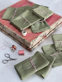 Green Fabric Scraps