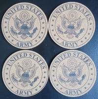 Image 2 of U.S. Military coasters- cork