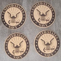 Image 4 of U.S. Military coasters- cork