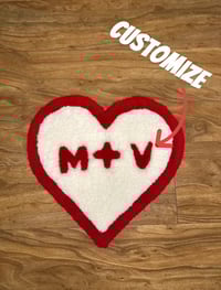 Image 1 of Valentines Heart w/Initials
