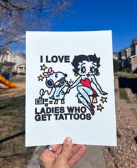 TATTOOED LADIES 8x11 PRINT