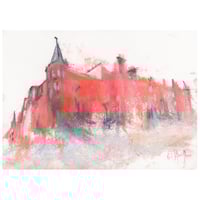 Image 1 of Tenements, Hyndland   -  Soft Pastels and Charcoal on Paper 