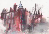 Image 2 of Tenements, Hyndland  Road  -  Soft Pastels and Charcoal on Paper 