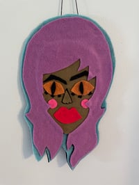 Image 1 of Purple lady face