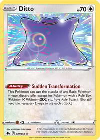 Ditto (Holo) - Crown Zenith