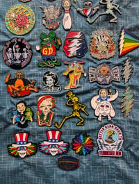 Image 3 of Chooese a Grateful Dead Pin. Comes with 10 GD stickers.