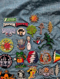 Image 2 of Chooese a Grateful Dead Pin. Comes with 10 GD stickers.