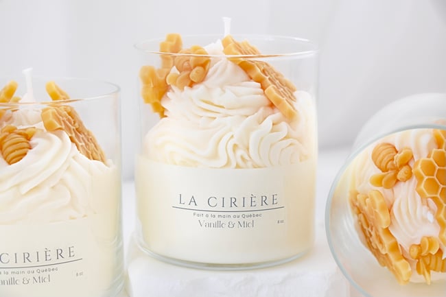 Bougie miel