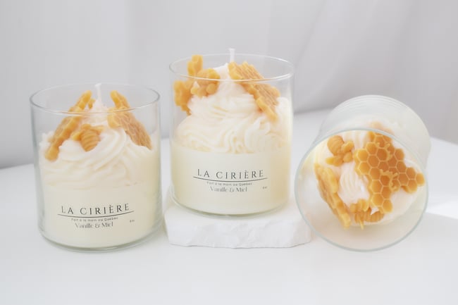 Bougie miel