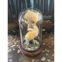 Image 7 of Garden Familiar (Wool Sculpture in Custom Cloche)